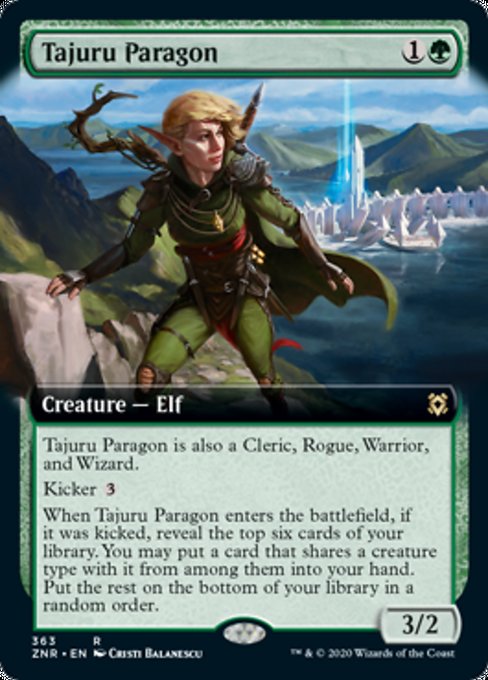 Tajuru Paragon (Extended Art) (Zendikar Rising) Near Mint