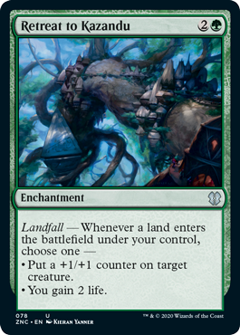 Retreat to Kazandu (Commander 2020 Zendikar Rising) Near Mint