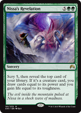 Nissa's Revelation (Magic Origins) Near Mint