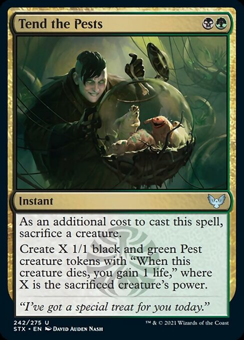 Tend the Pests (Strixhaven) Near Mint Foil