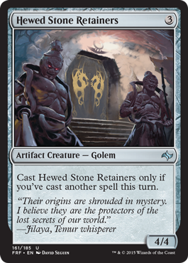 Hewed Stone Retainers (Fate Reforged) Near Mint