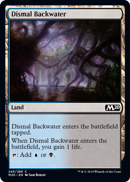 Dismal Backwater (Magic 2020 Core Set) Near Mint