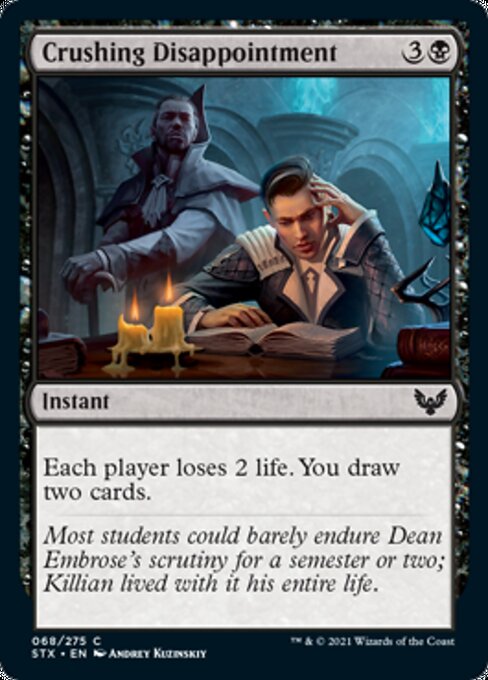 Crushing Disappointment (Strixhaven) Near Mint Foil