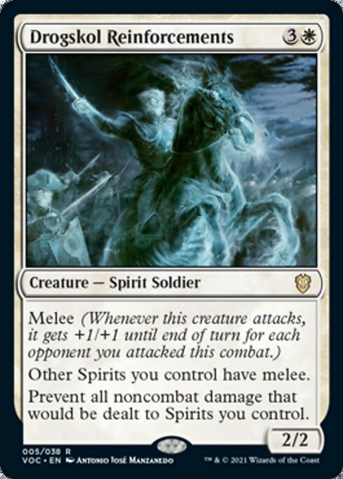 Drogskol Reinforcements (Commander 2021 Crimson Vow) Near Mint