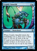 Cryptic Annelid (Duel Decks: Venser vs Koth) Medium Play
