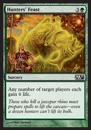 Hunters' Feast (Magic 2011 Core Set) Medium Play