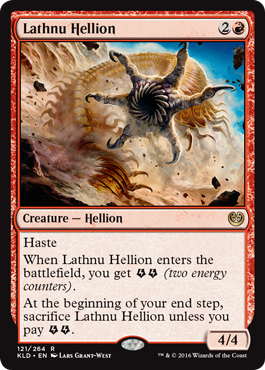 Lathnu Hellion (Kaladesh) Light Play