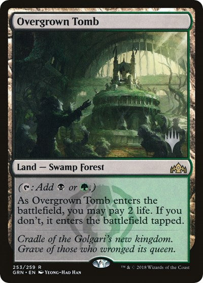 Overgrown Tomb (Promo Pack: Throne of Eldraine) Near Mint Foil