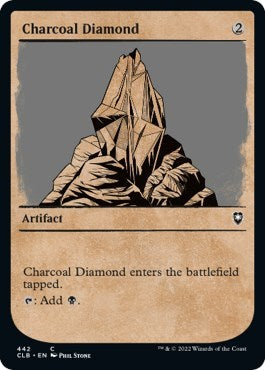 Charcoal Diamond (Showcase) (Commander Legends: Battle for Baldur's Gate) Light Play