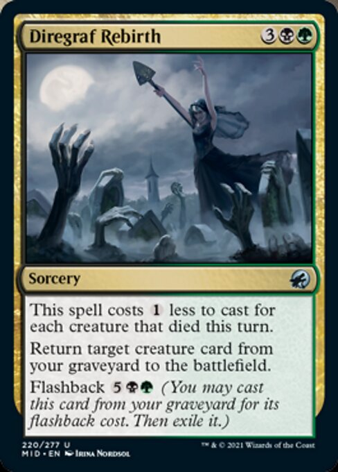 Diregraf Rebirth (Innistrad: Midnight Hunt) Near Mint