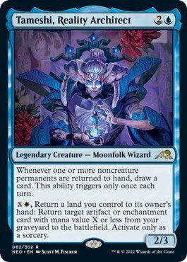 Tameshi, Reality Architect (Kamigawa: Neon Dynasty) Light Play Foil