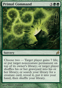 Primal Command (Lorwyn) Medium Play