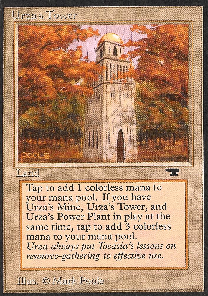 Urza's Tower (Forest) (Antiquities) Heavy Play