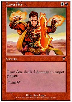 Lava Axe (7th Edition) Heavy Play