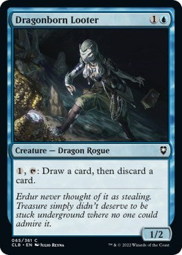 Dragonborn Looter (Commander Legends: Battle for Baldur's Gate) Light Play Foil