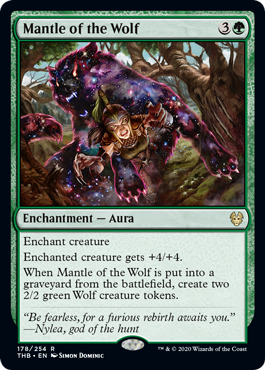 Mantle of the Wolf (Theros Beyond Death) Near Mint Foil