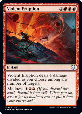 Violent Eruption (Commander 2019) Near Mint