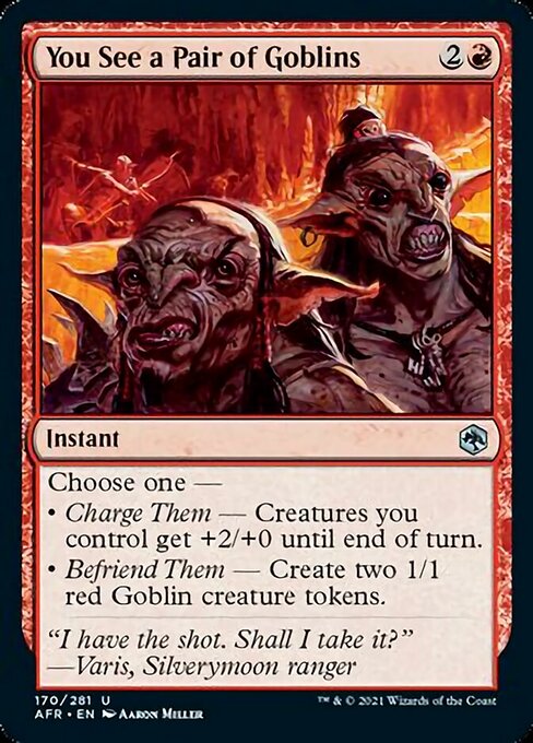 You See a Pair of Goblins (Adventures in the Forgotten Realms) Near Mint