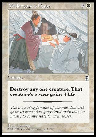 Misfortune's Gain (Portal Three Kingdoms) Medium Play