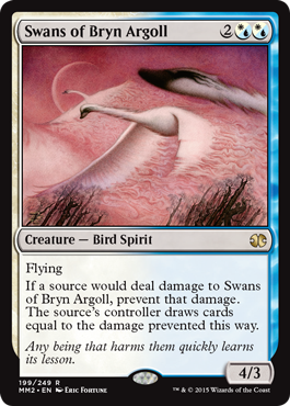 Swans of Bryn Argoll (Modern Masters 2015) Medium Play Foil