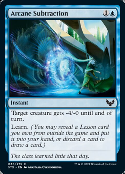 Arcane Subtraction (Strixhaven) Near Mint