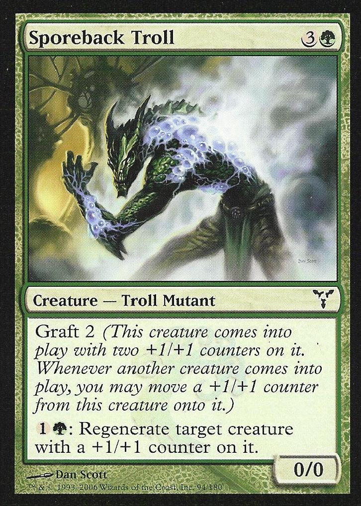 Sporeback Troll (Dissension) Medium Play