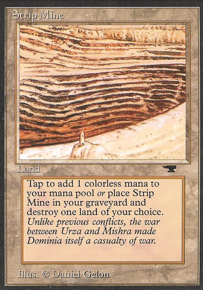 Strip Mine (No Sky wth Tower) (Antiquities) Medium Play