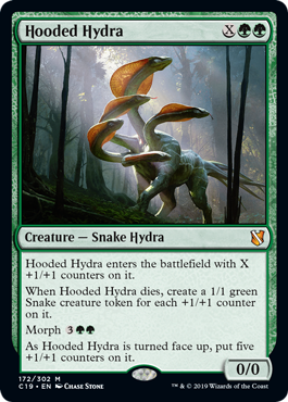 Hooded Hydra (Commander 2019) Light Play