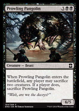 Prowling Pangolin (Eternal Masters) Near Mint Foil