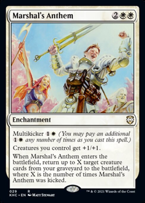 Marshal's Anthem (Commander 2021 Kaldheim) Near Mint