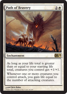Path of Bravery (Magic 2014 Core Set) Near Mint