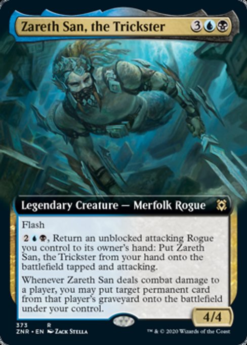 Zareth San, the Trickster (Extended Art) (Zendikar Rising) Near Mint Foil
