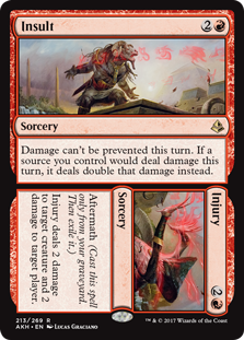 Insult to Injury (Amonkhet) Near Mint Foil