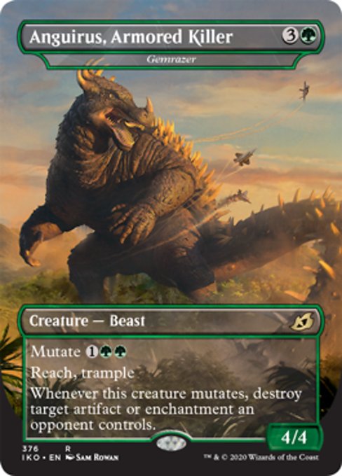 Anguirus, Armored Killer (Ikoria: Lair of Behemoths) Medium Play Foil