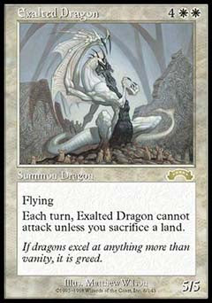 Exalted Dragon (Exodus) Medium Play