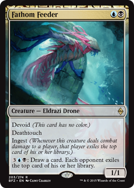 Fathom Feeder (Battle for Zendikar) Medium Play