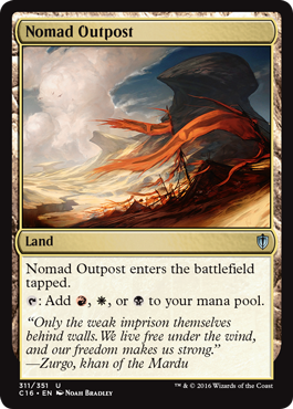 Nomad Outpost (Commander 2016 Edition) Near Mint