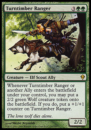 Turntimber Ranger (Zendikar) Medium Play