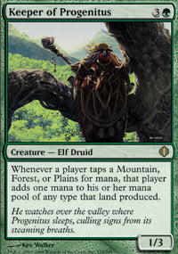 Keeper of Progenitus (Shards of Alara) Near Mint