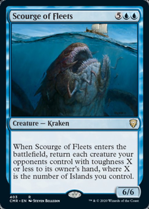 Scourge of Fleets (Commander 2020 Commander Legends) Near Mint