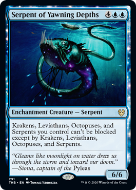 Serpent of Yawning Depths (Theros Beyond Death) Heavy Play
