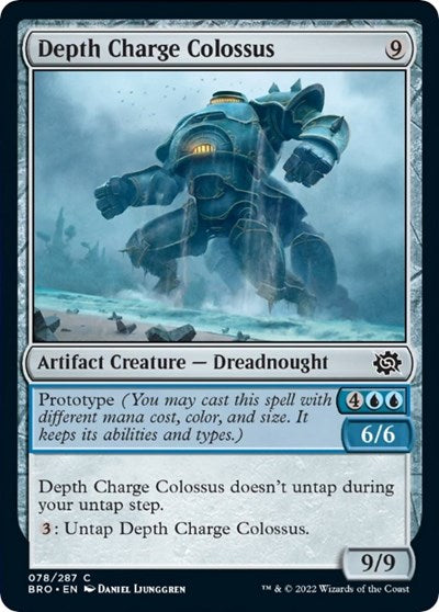 Depth Charge Colossus (The Brothers' War) Near Mint Foil