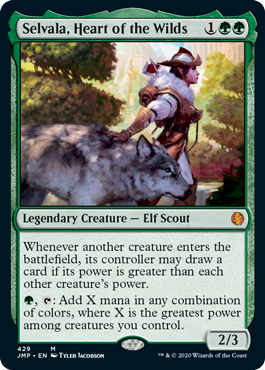 Selvala, Heart of the Wilds (Jumpstart) Near Mint