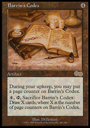 Barrin's Codex (Urza's Saga) Medium Play