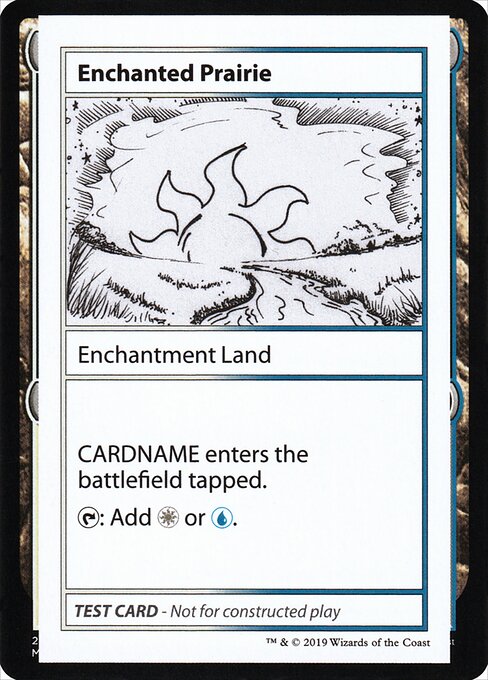 Enchanted Prairie (No PW Symbol) (Mystery Booster Test Print 2021) Near Mint