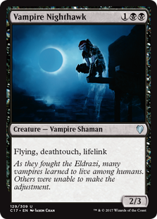 Vampire Nighthawk (Commander 2017) Near Mint