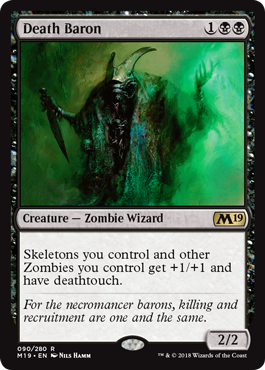 Death Baron (Magic 2019 Core Set) Near Mint