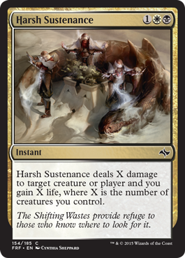 Harsh Sustenance (Fate Reforged) Medium Play