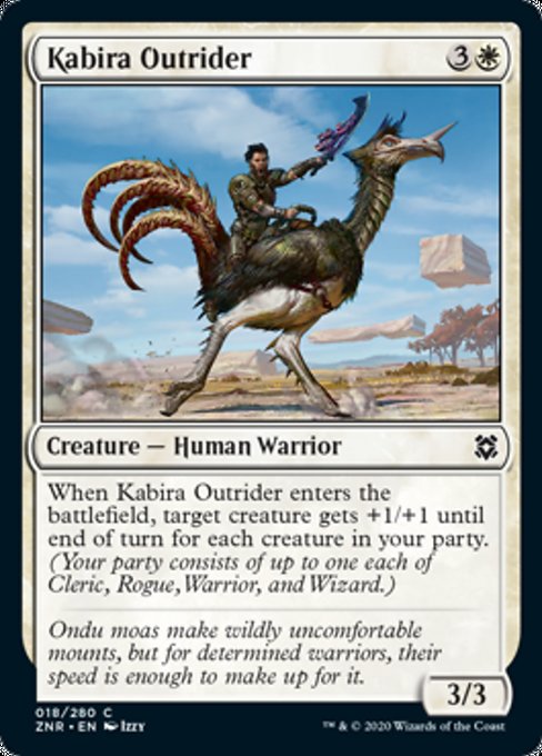 Kabira Outrider (Zendikar Rising) Near Mint Foil