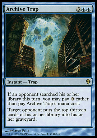 Archive Trap (Zendikar) Near Mint